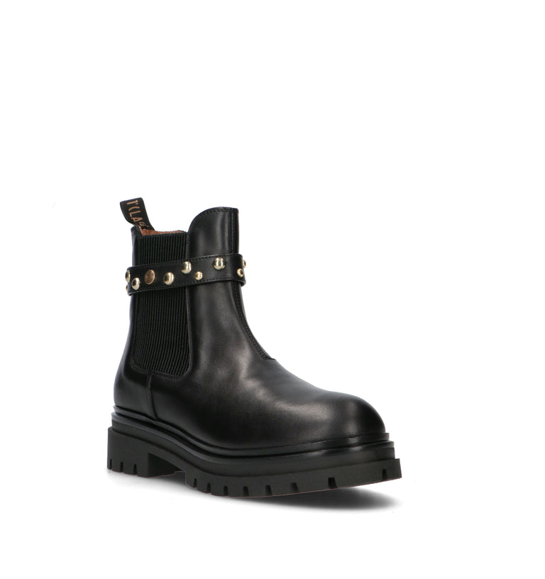 ALVIERO MARTINI Beatles ragazza nero in pelle