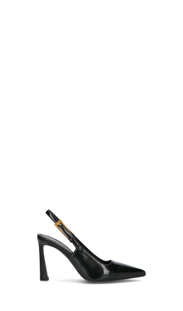 CHANTAL 1962 Slingback donna nero in pelle