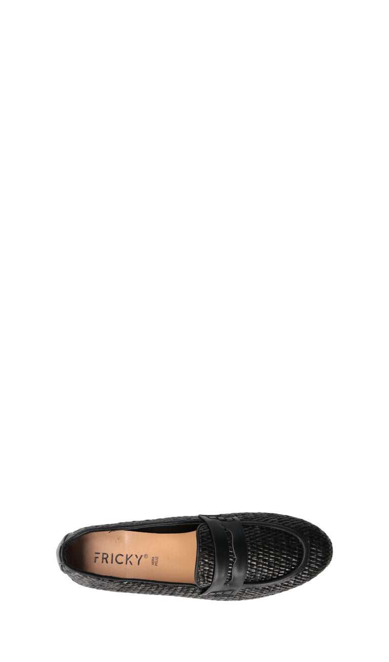 FRICKY Mocassino donna nero