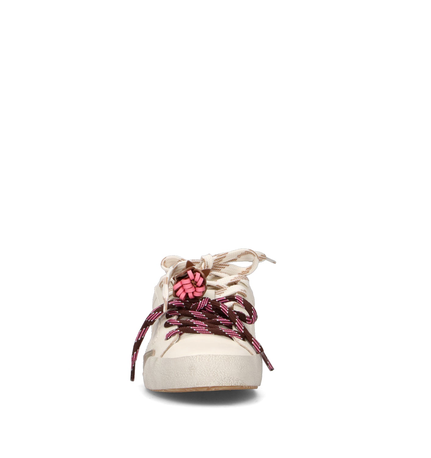 CRIME Sneaker donna bianca in pelle