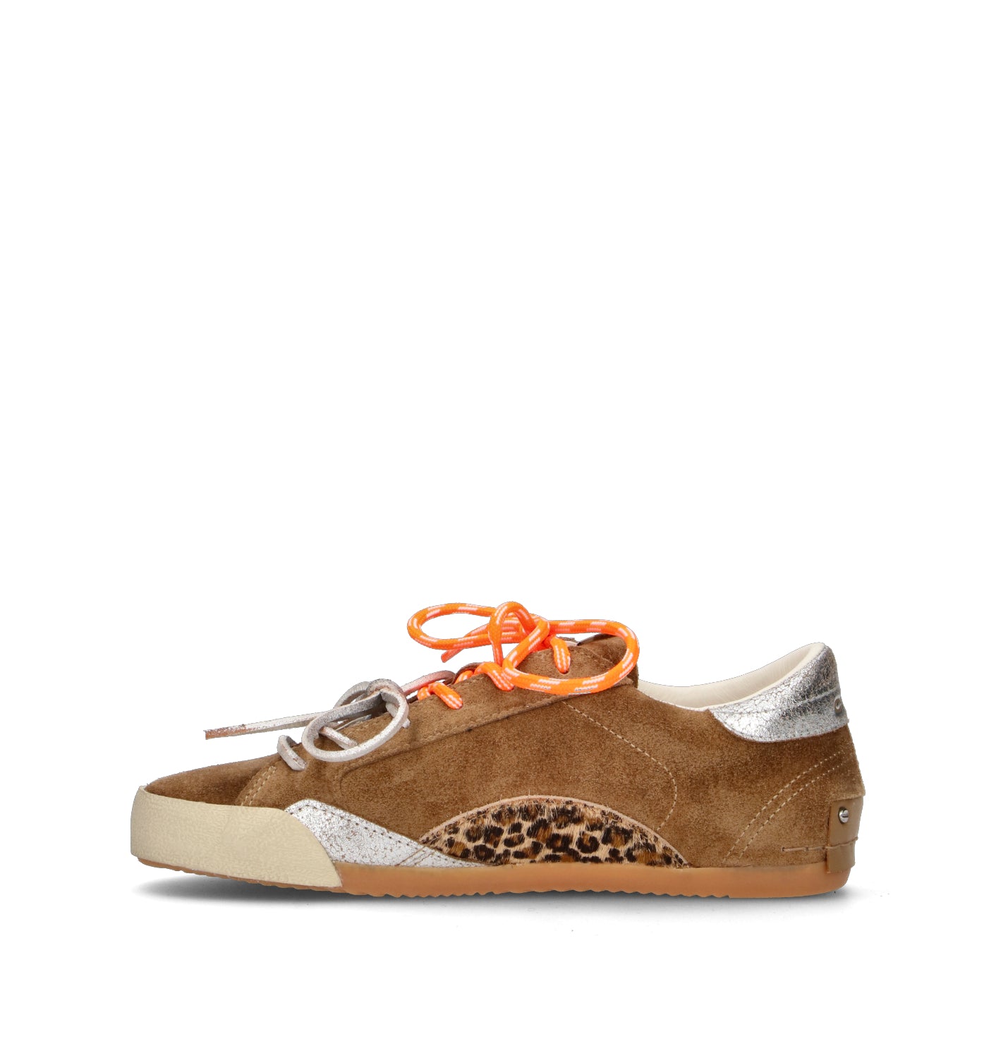 CRIME Sneaker donna marrone in suede