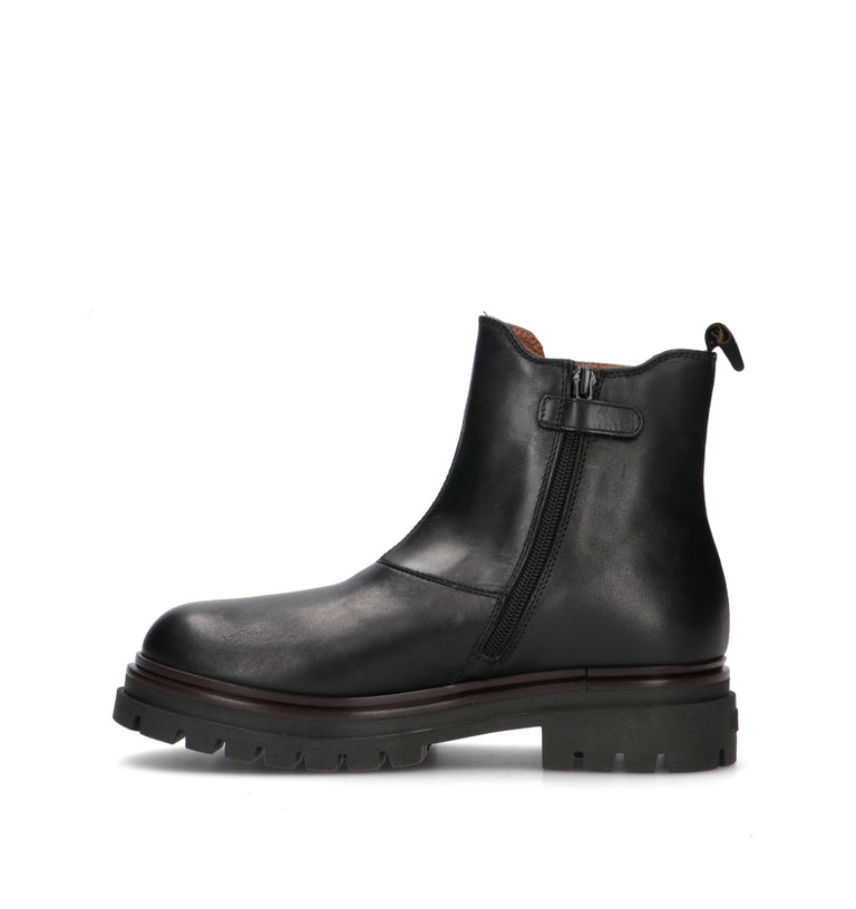 ALVIERO MARTINI Beatles ragazza nero in pelle
