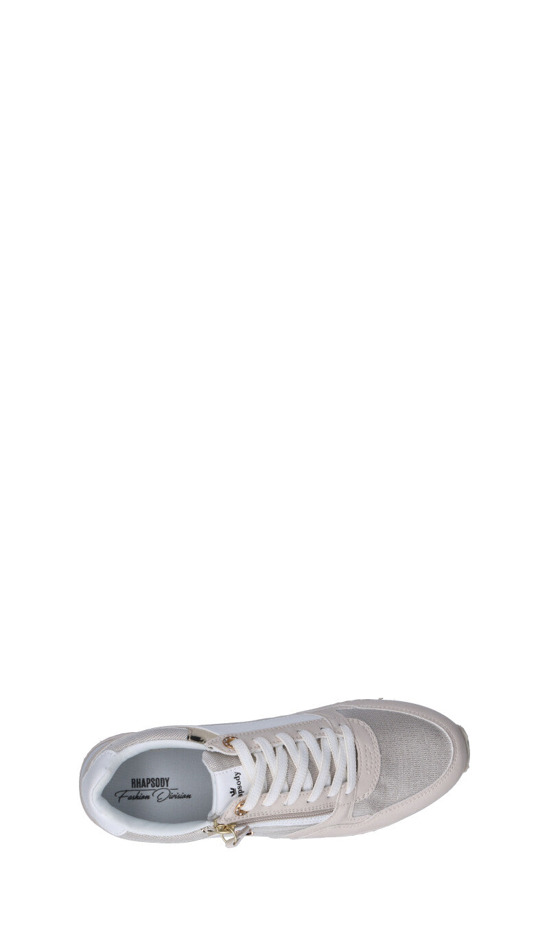 RHAPSODY Sneaker donna beige/oro
