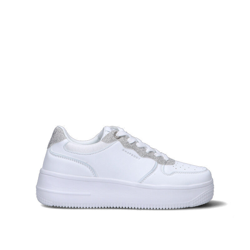 RHAPSODY Sneaker donna bianca/argento