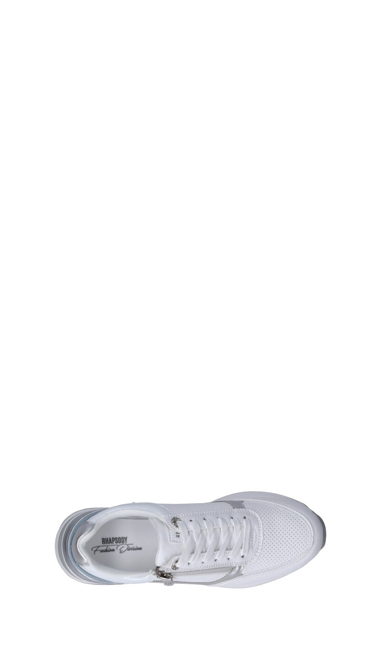 RHAPSODY Sneaker donna bianca/argento/azzurra