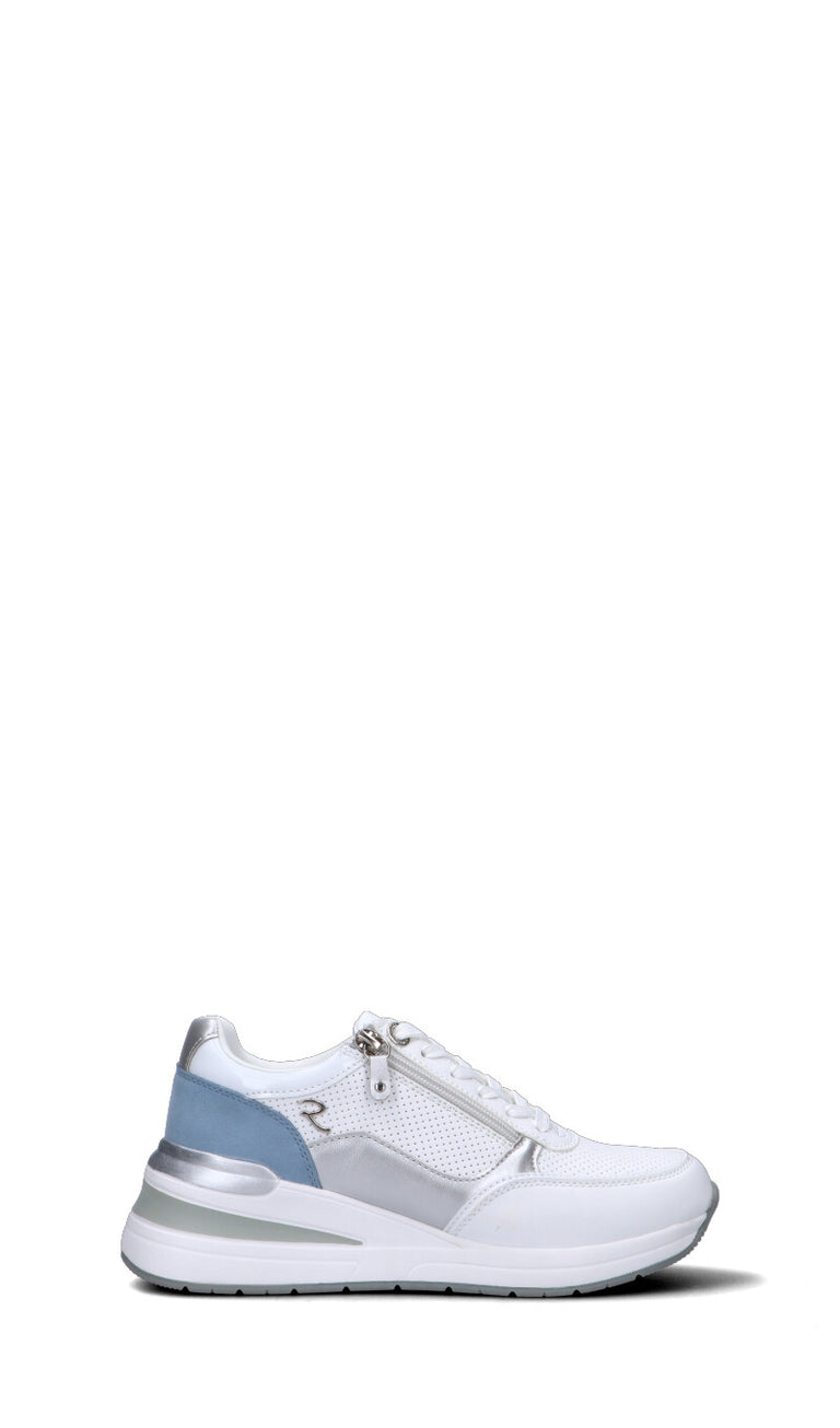 RHAPSODY Sneaker donna bianca/argento/azzurra