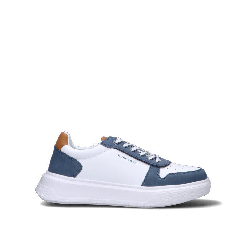 RHAPSODY Sneaker uomo bianca/blu/marrone