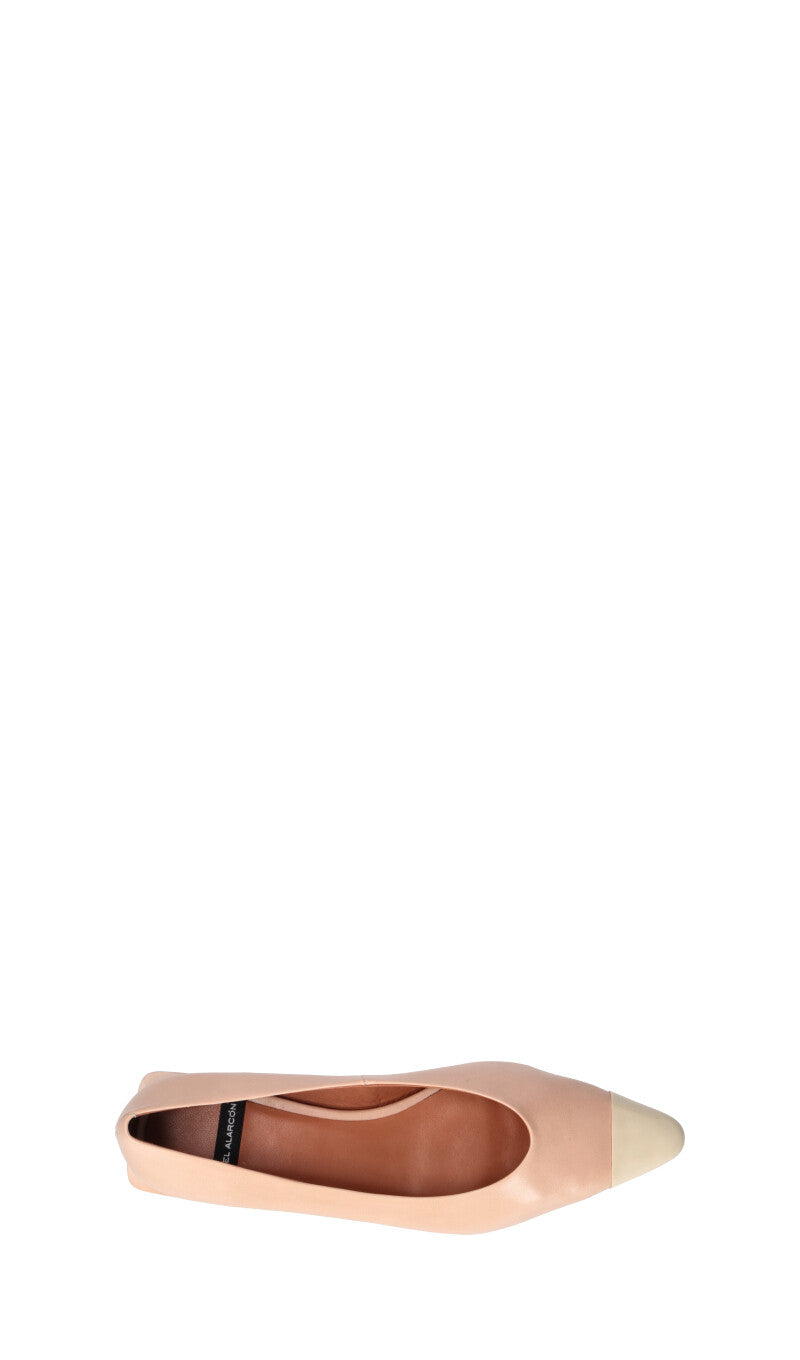 ANGEL ALARCON Ballerina donna rosa in pelle