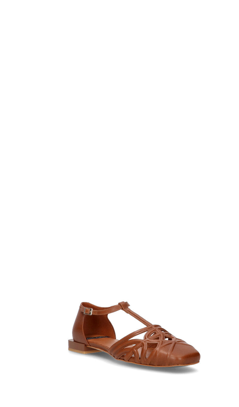 ANGEL ALARCON Scarpa donna marrone in pelle