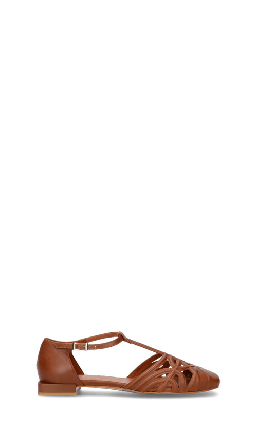 ANGEL ALARCON Scarpa donna marrone in pelle