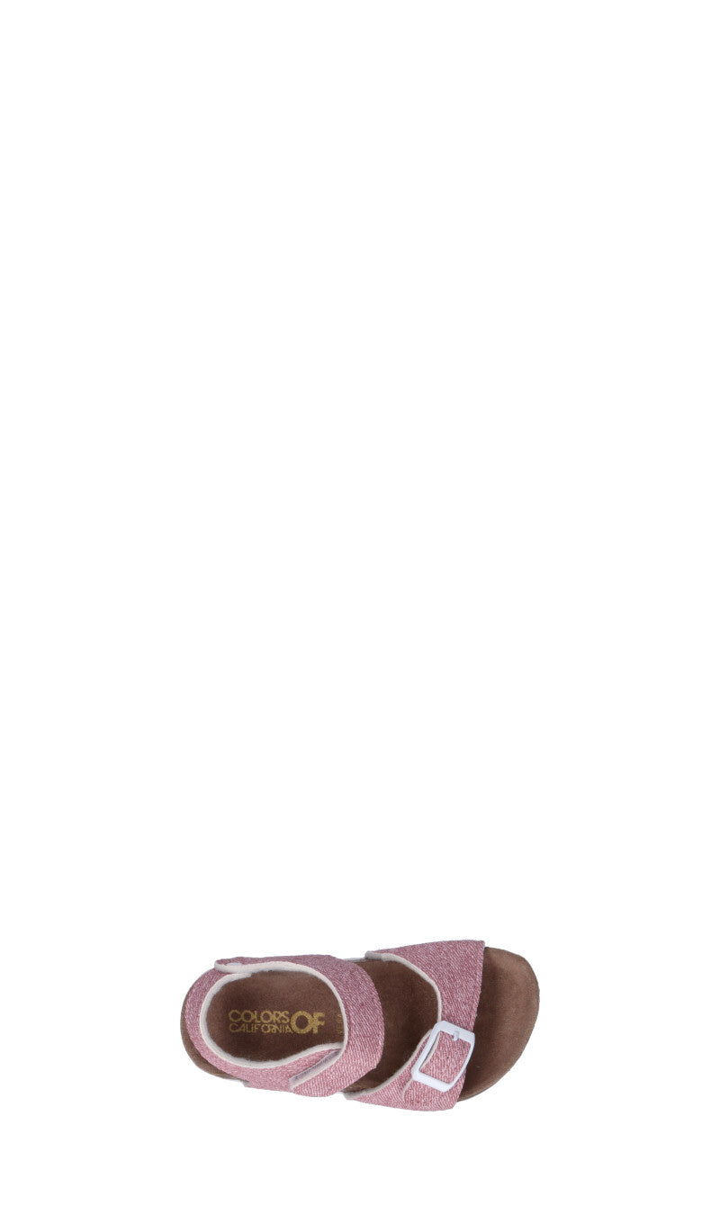 COLORS OF CALIFORNIA Sandalo bimba rosa