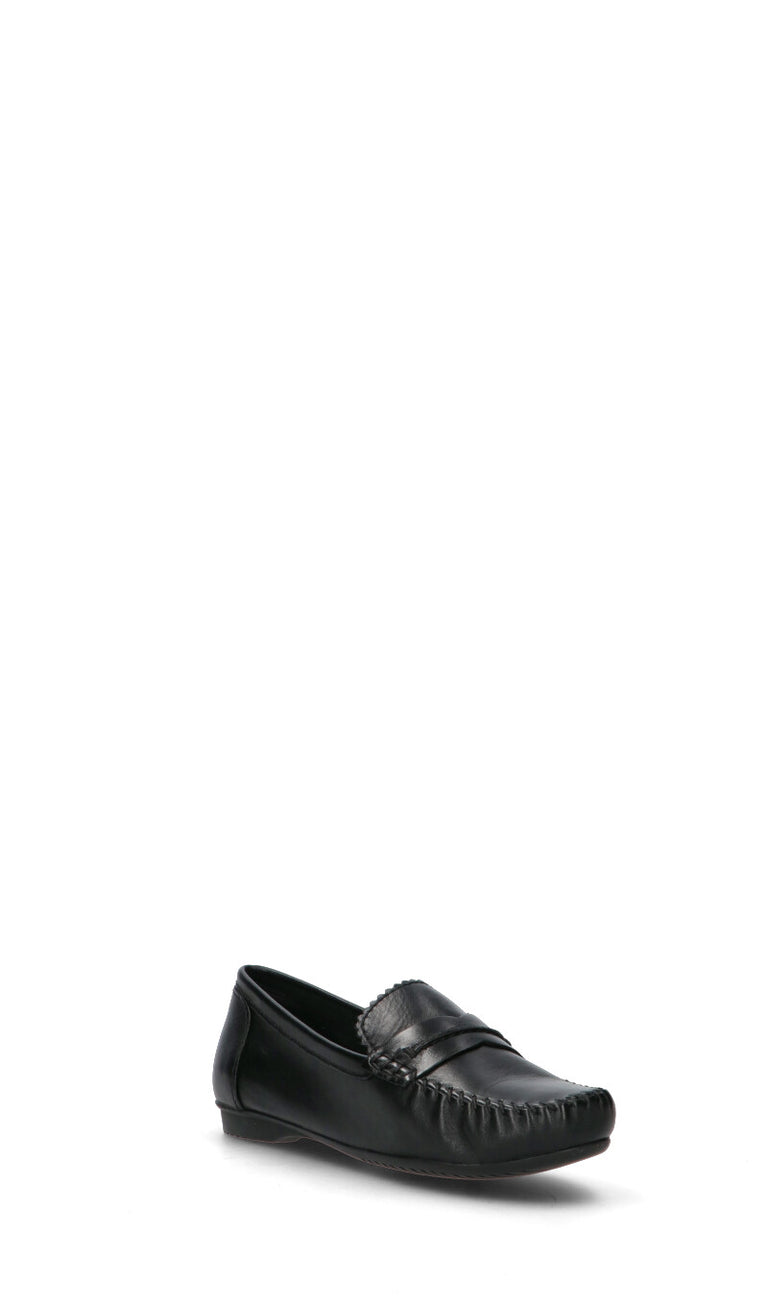 MARCO TOZZI Mocassino donna nero in pelle