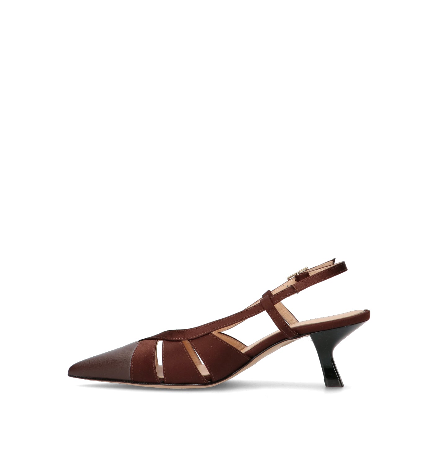 REBECCA VAN DIK Slingback donna testa di moro