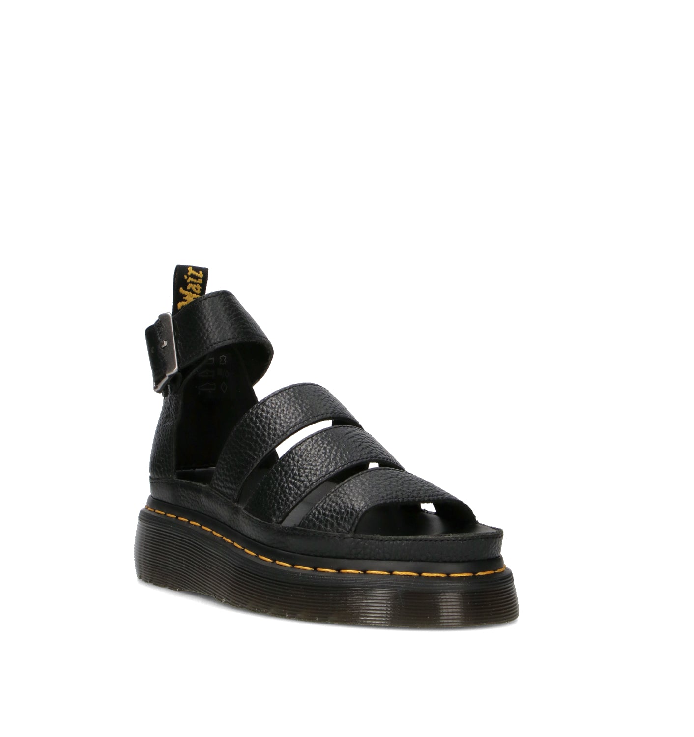 DR. MARTENS CLARISSA II QUAD Sandalo donna nero in pelle