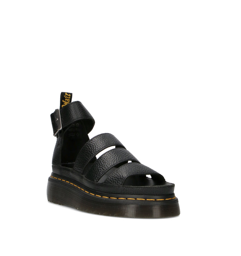 DR. MARTENS CLARISSA II QUAD Sandalo donna nero in pelle