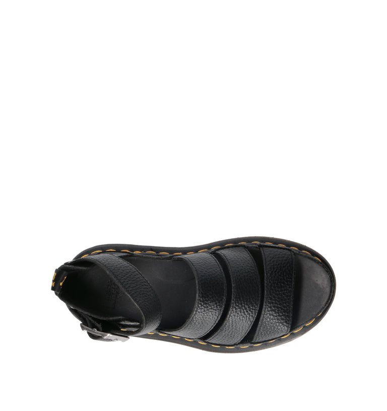 DR. MARTENS CLARISSA II QUAD Sandalo donna nero in pelle