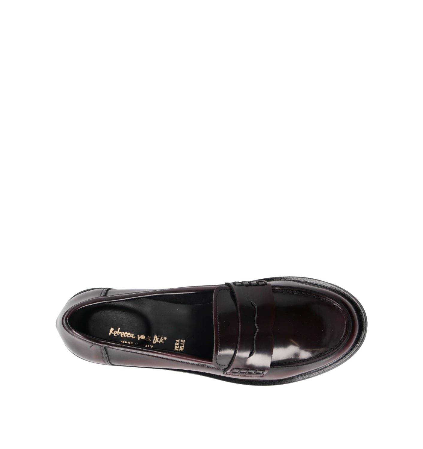 REBECCA VAN DIK Mocassino donna bordeaux