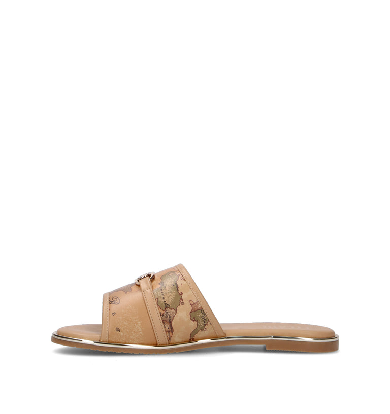 ALVIERO MARTINI Ciabatta ragazza beige