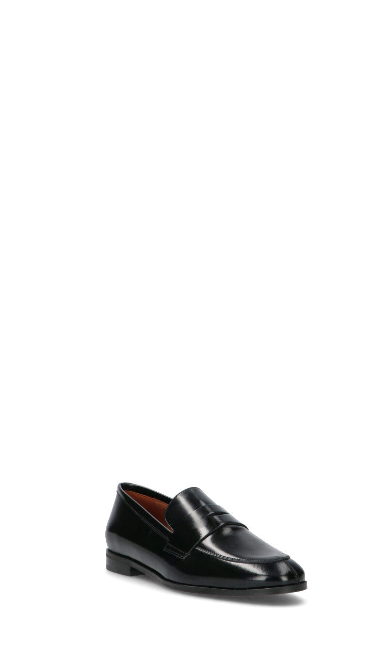 ANGEL ALARCON Mocassino donna nero in pelle