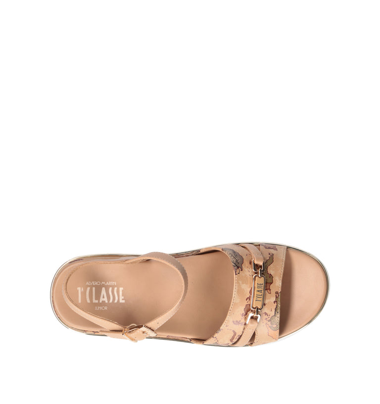 ALVIERO MARTINI Sandalo ragazza beige