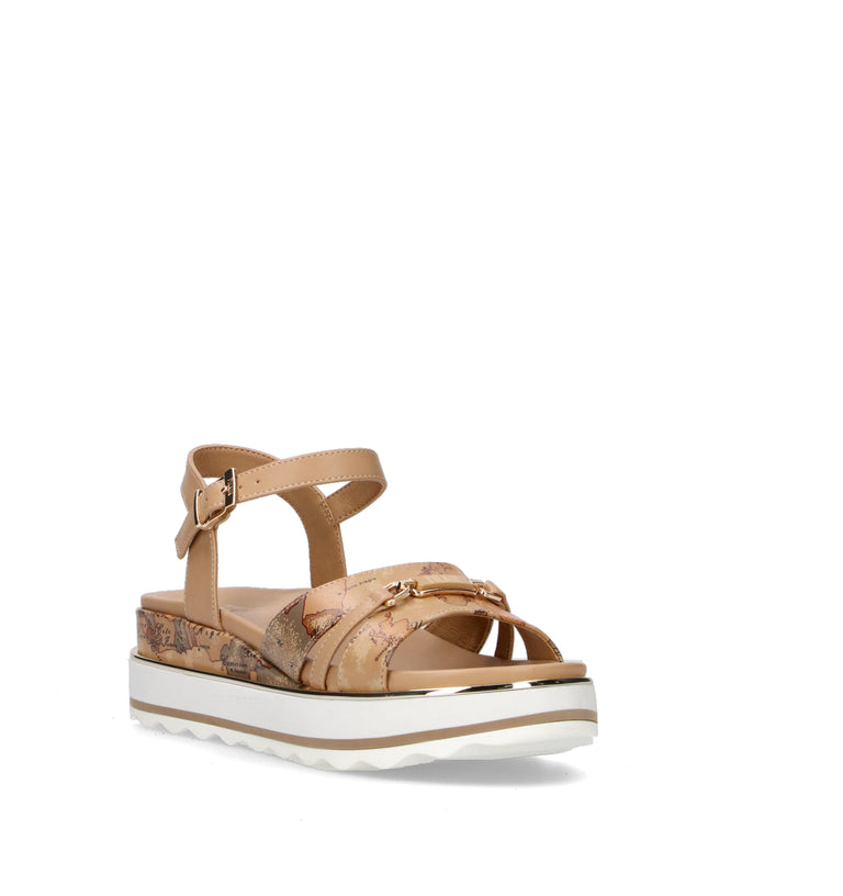 ALVIERO MARTINI Sandalo ragazza beige