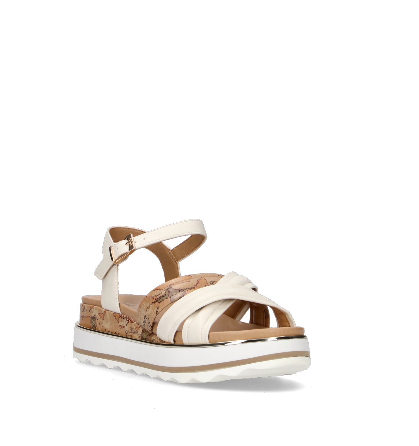 ALVIERO MARTINI Sandalo ragazza bianco/beige