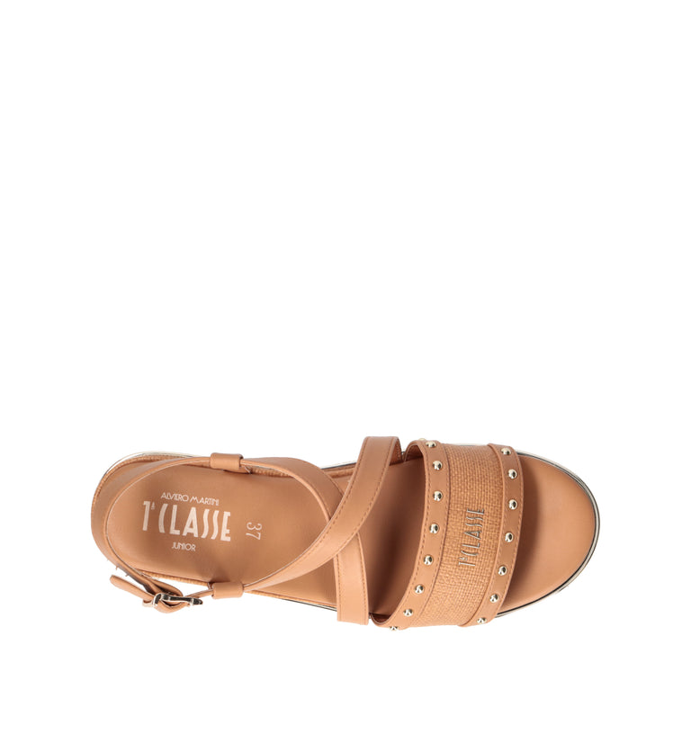ALVIERO MARTINI Sandalo ragazza beige