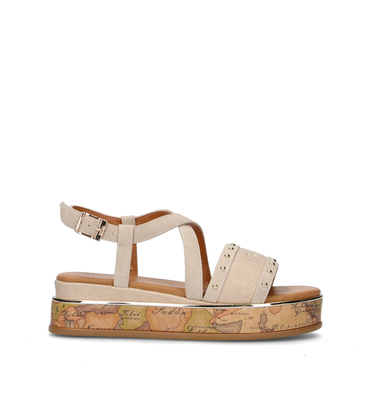 ALVIERO MARTINI Sandalo ragazza beige