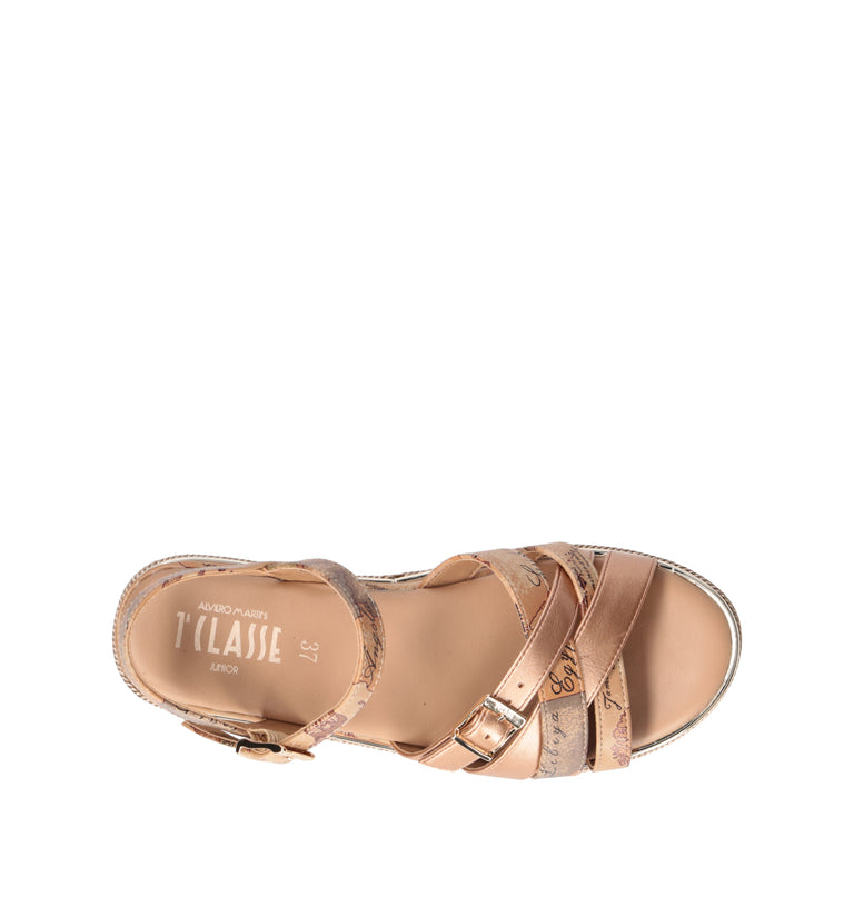 ALVIERO MARTINI Sandalo ragazza beige