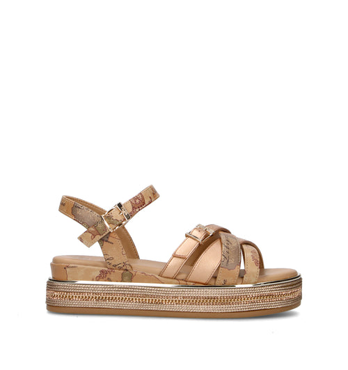 ALVIERO MARTINI Sandalo ragazza beige