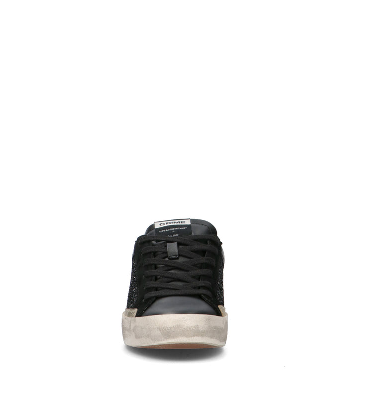 CRIME Sneaker donna nera