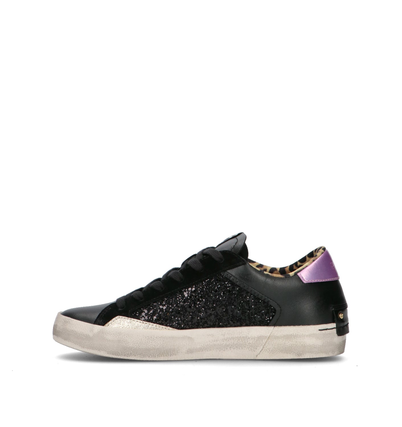 CRIME Sneaker donna nera