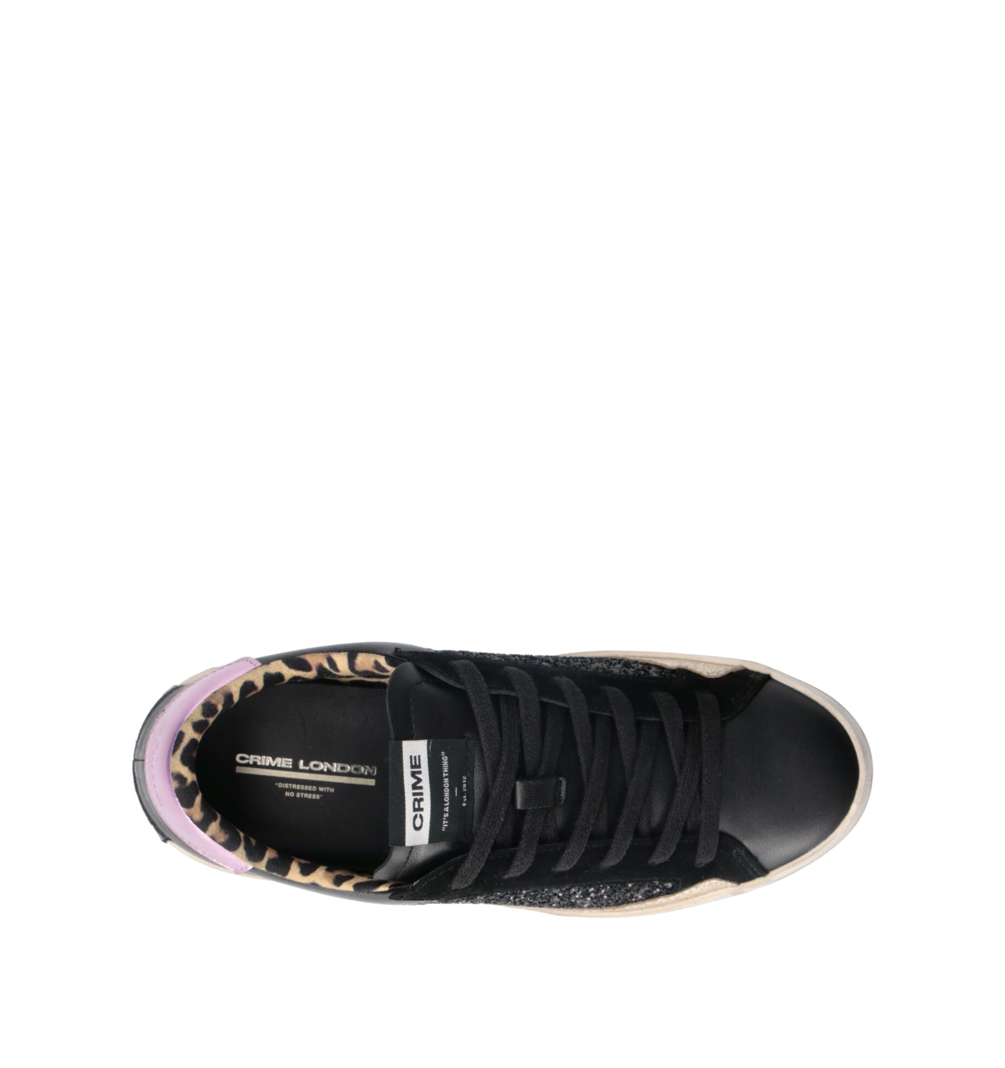 CRIME Sneaker donna nera
