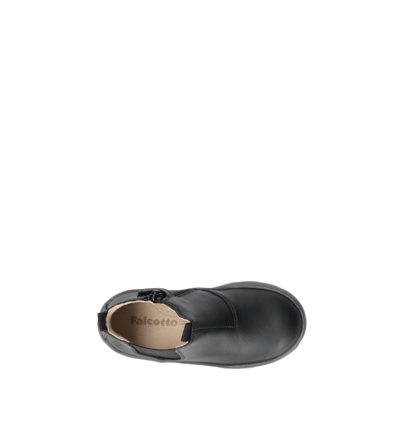 FALCOTTO Beatles bimbi nero in pelle