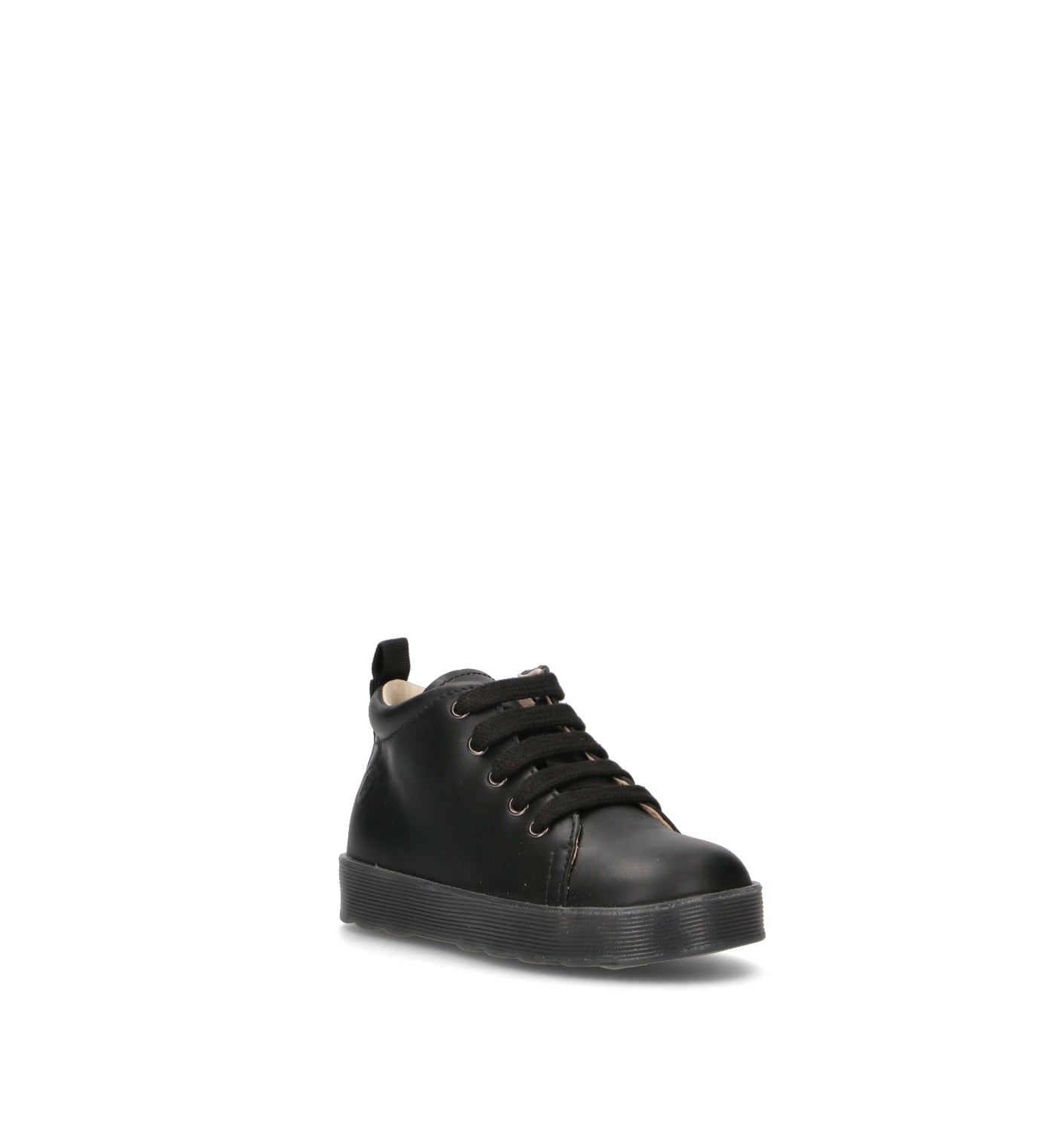 FALCOTTO Polacco bimbo nero in pelle