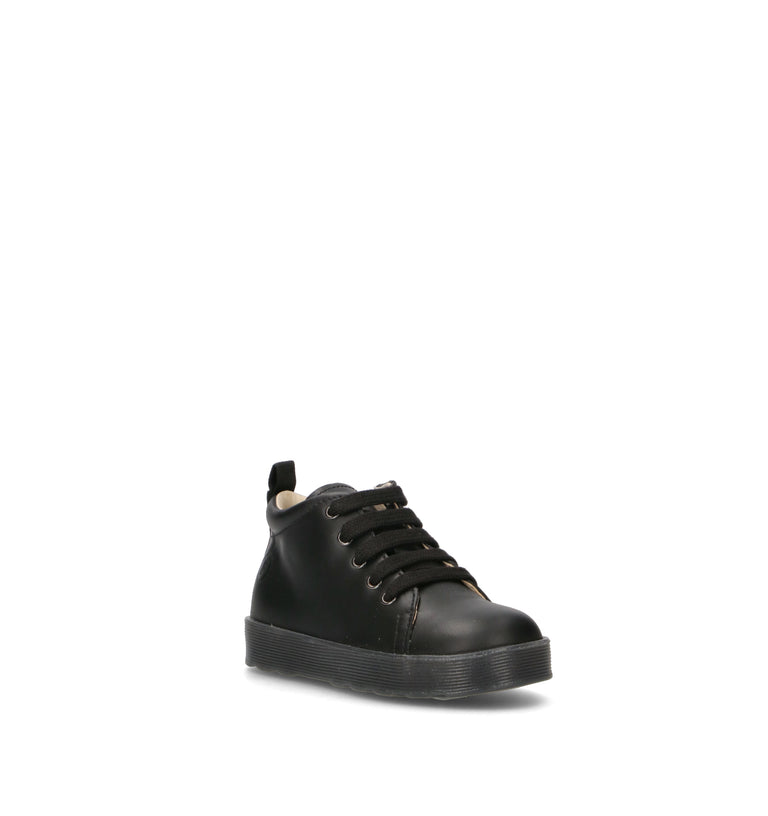 FALCOTTO Polacco bimbo nero in pelle