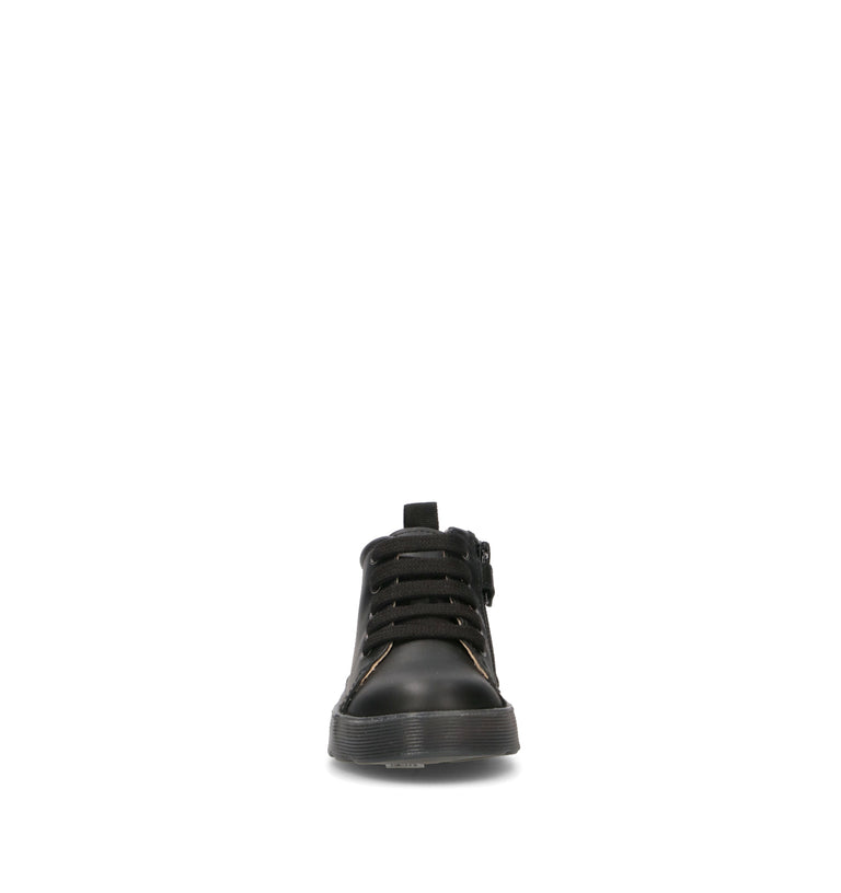 FALCOTTO Polacco bimbo nero in pelle