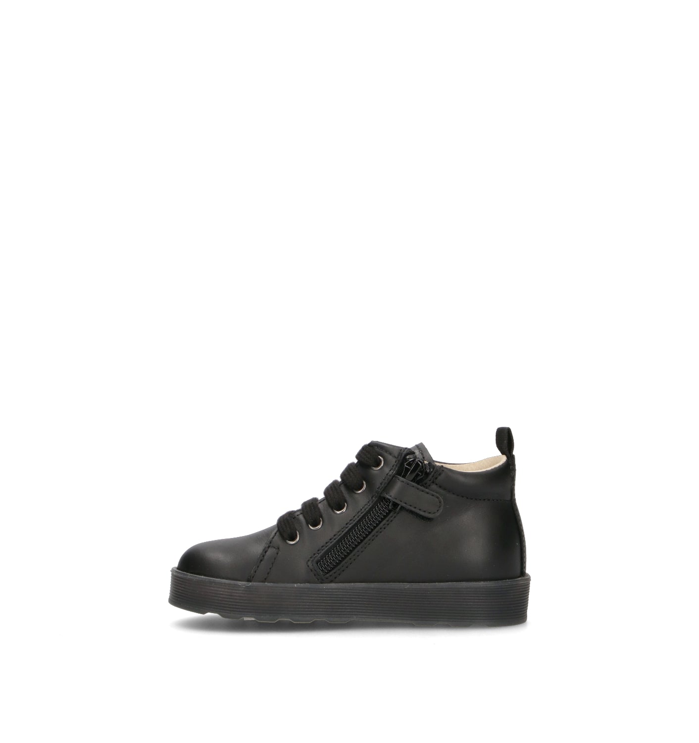 FALCOTTO Polacco bimbo nero in pelle