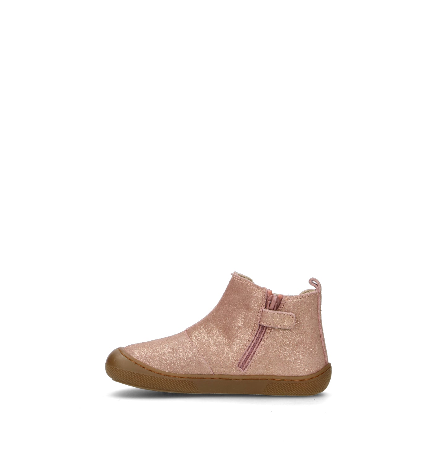NATURINO Beatles bimba rosa in suede