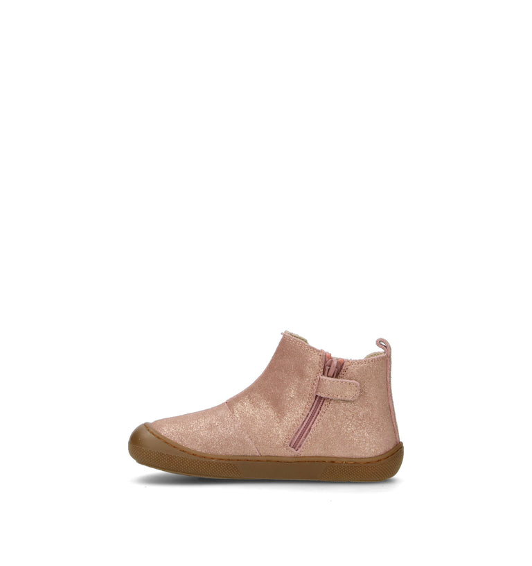 NATURINO Beatles bimba rosa in suede