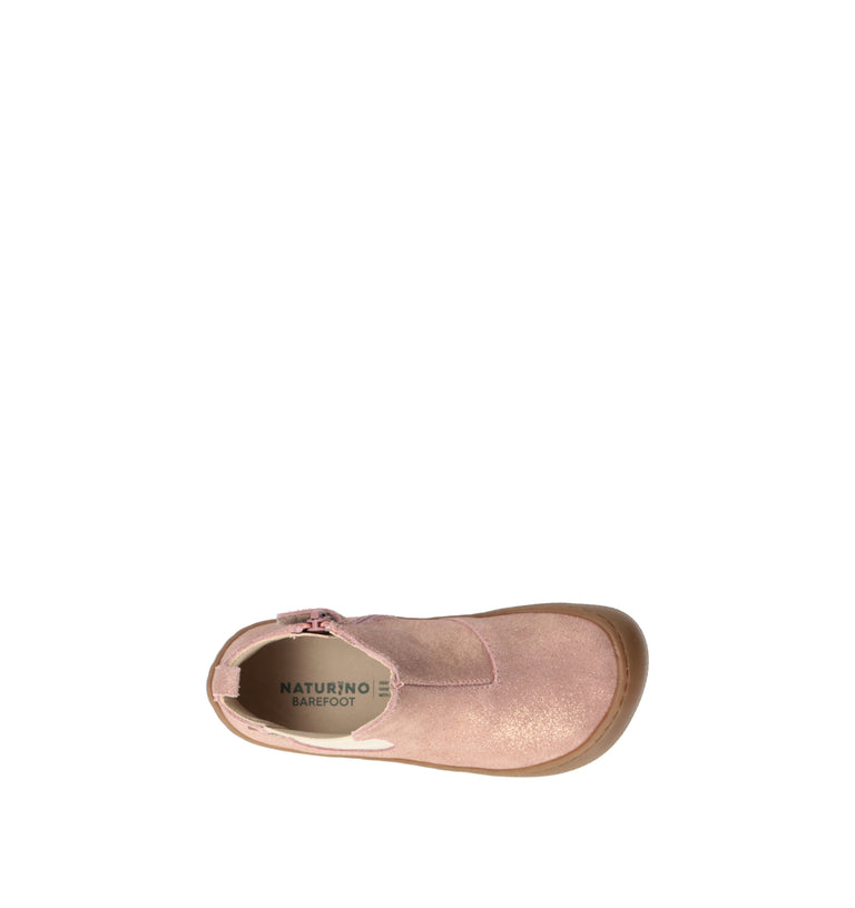NATURINO Beatles bimba rosa in suede