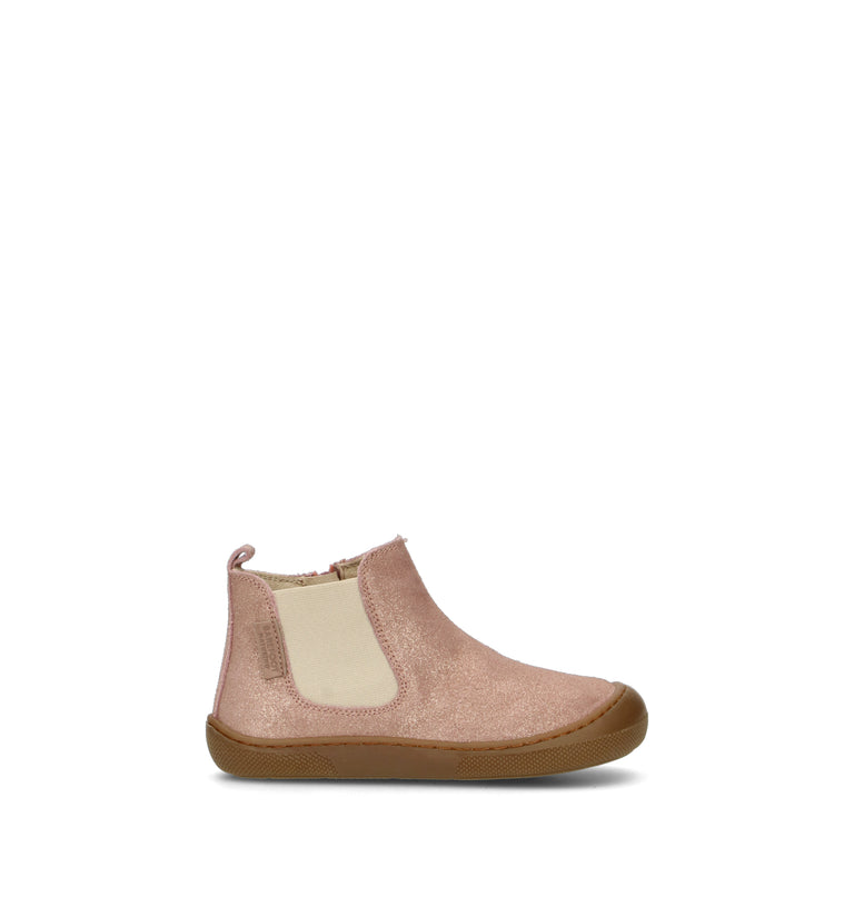 NATURINO Beatles bimba rosa in suede