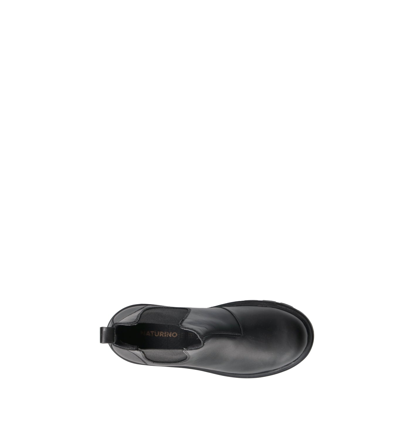 NATURINO Beatles bimbi nero in pelle