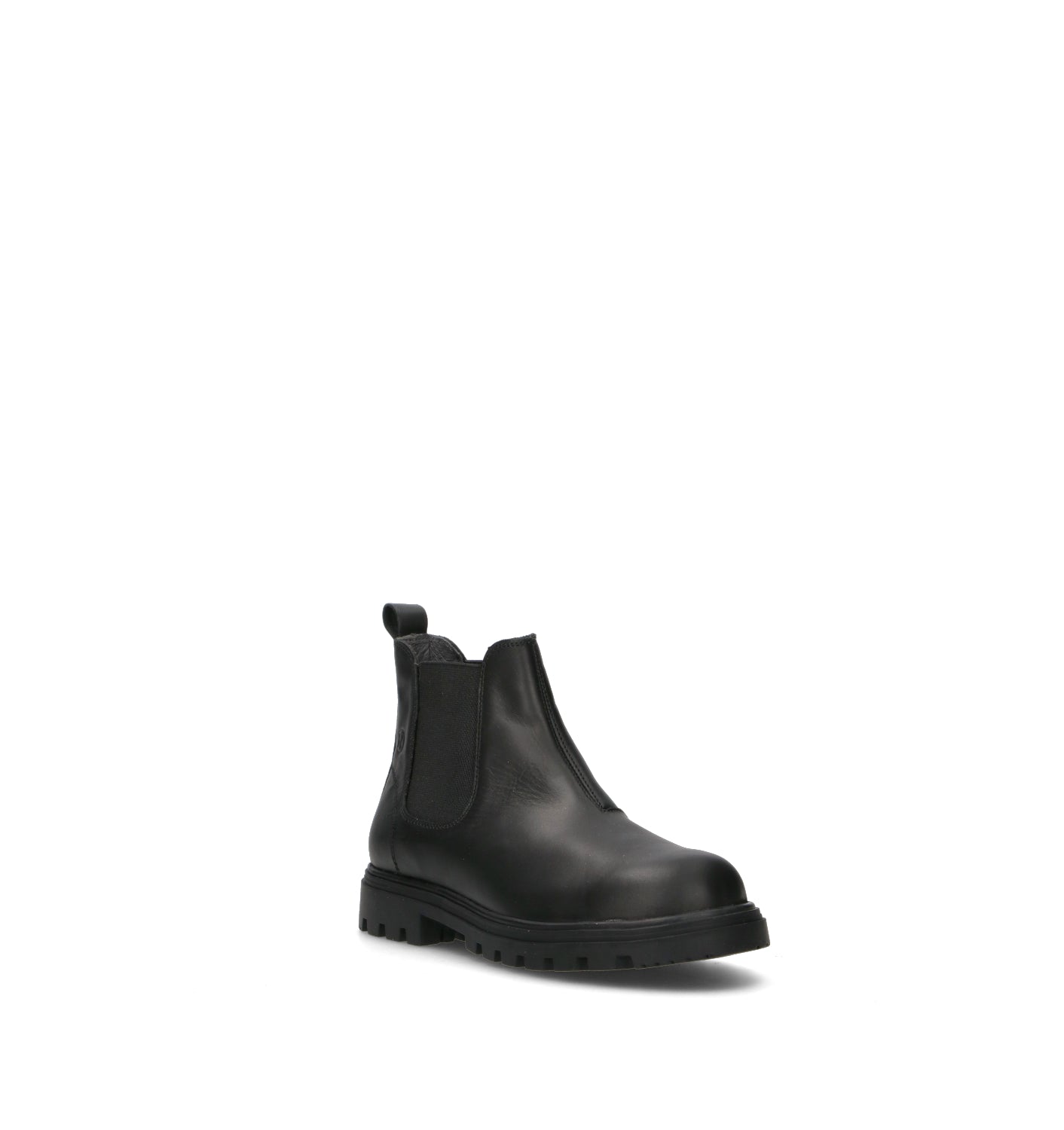 NATURINO Beatles bimbi nero in pelle