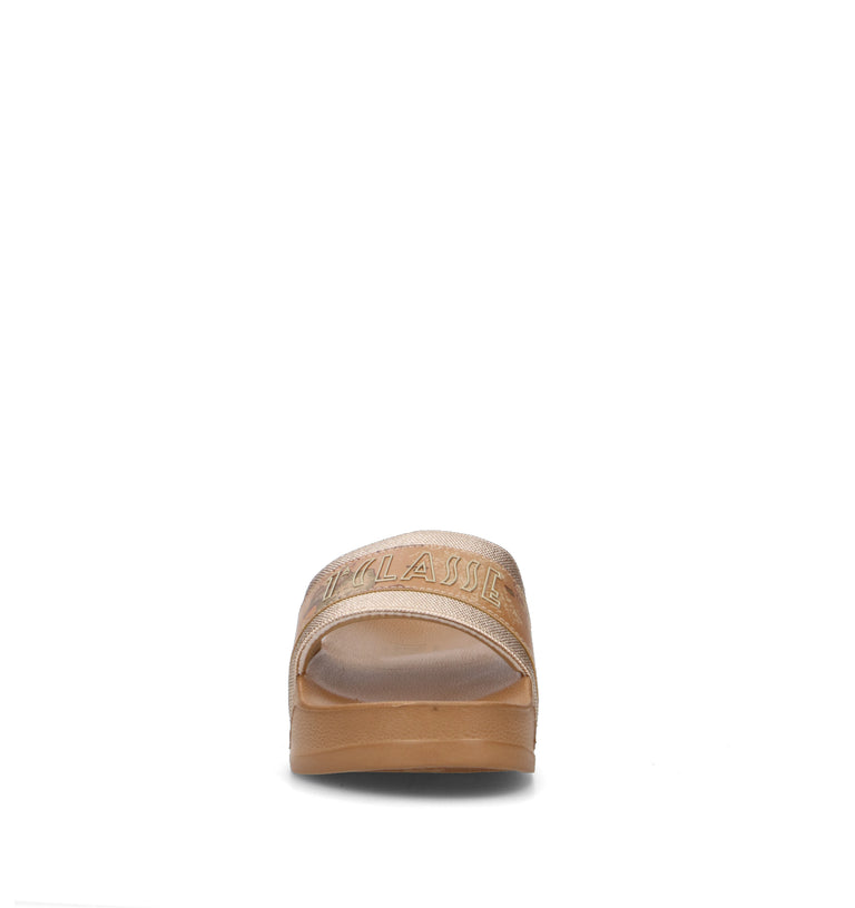 ALVIERO MARTINI Ciabatta ragazza beige