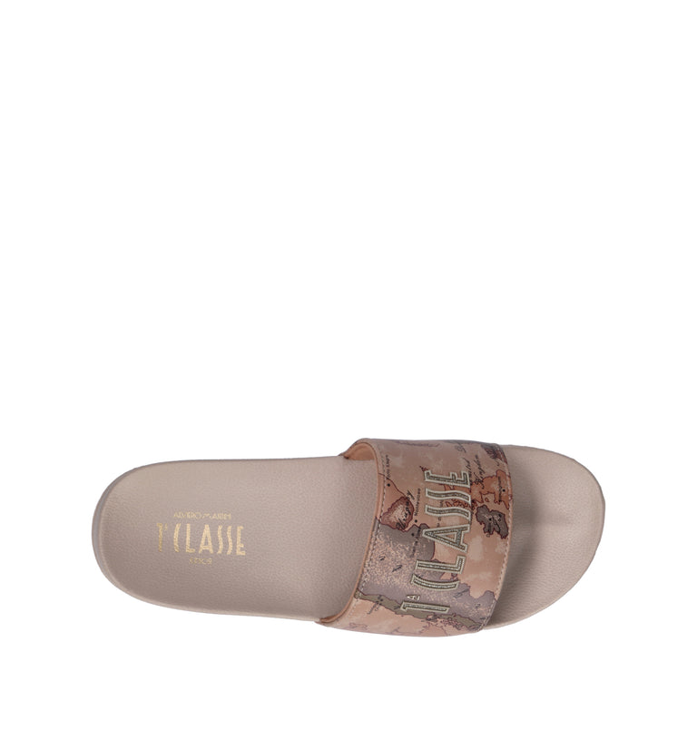 ALVIERO MARTINI Ciabatta ragazza beige