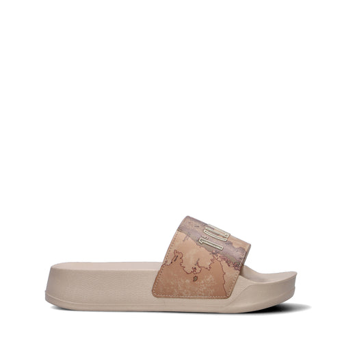 ALVIERO MARTINI Ciabatta ragazza beige