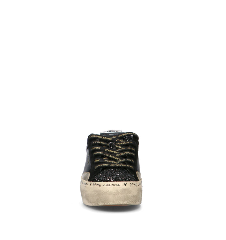 CRIME Sneaker donna nera
