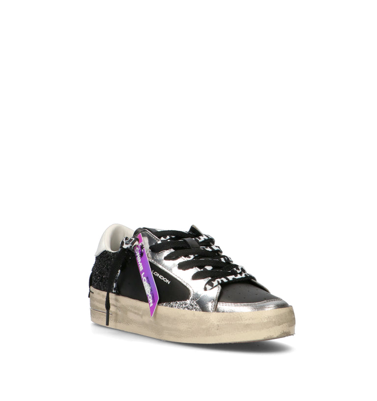 CRIME Sneaker donna nera