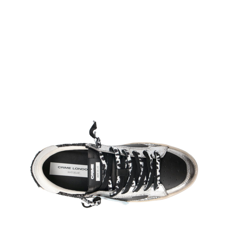 CRIME Sneaker donna nera